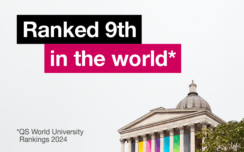 С̳ Ranking 9th in the world by the QS Qorld University Rankings 2024